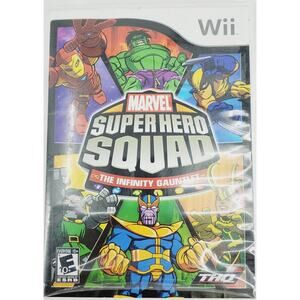 Marvel Super Hero Squad The Infinity Gaunlet Nintendo Wii 2010 Video Game TESTED